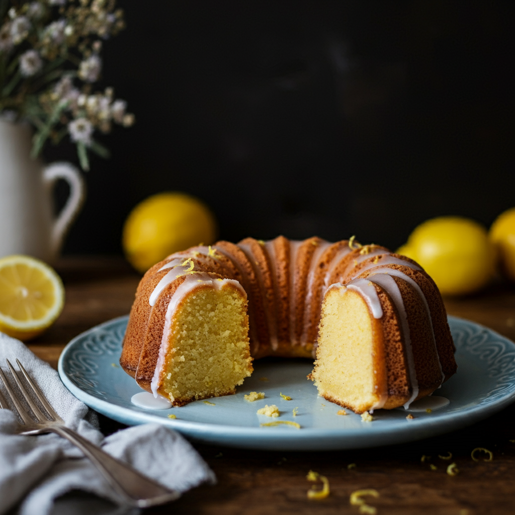 gâteau au citron sans gluten